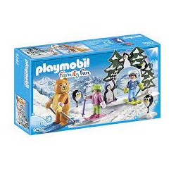 Playmobil - 9282 - Moniteur de ski avec enfants