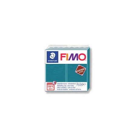 Graine Créative - Loisirs créatifs - Pâte FIMO Effect - Turquoise effet cuir - 57 g