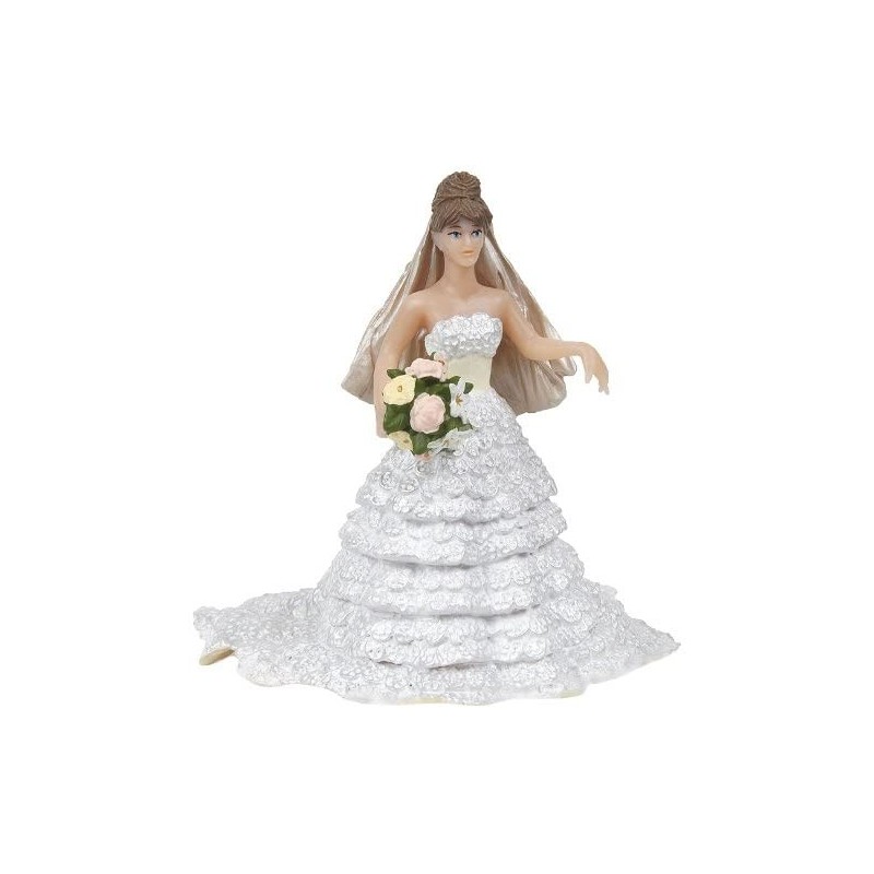 Papo - Figurine - 38819 - Le monde enchanté - Mariée dentelle blanche