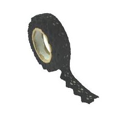 RUBAN ADH COTON NOIR