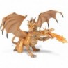 Papo - Figurine - 38938 - Médiéval fantastique - Dragon deux têtes or