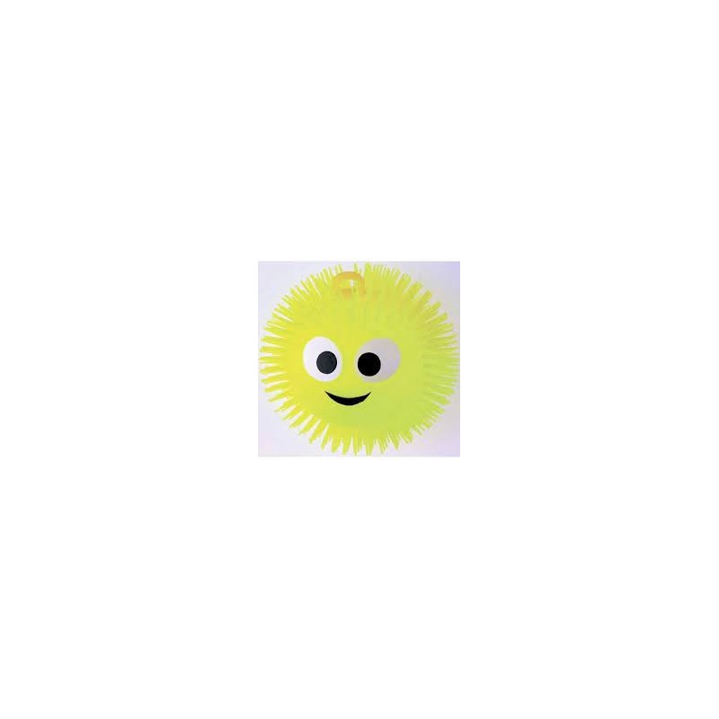 Kim Play - Balle anti stress - Balle puffer lumineuse - 23 cm - Coloris aléatoire