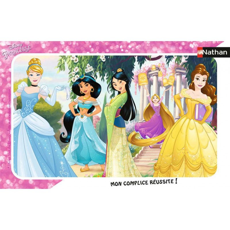 Nathan - Puzzle cadre 15 pièces - Jolies princesses Disney