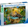 Ravensburger - Puzzle 1500 pièces - Léopards dans la jungle