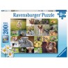 Ravensburger - Puzzle 200 pièces - Mosaique de bébés animaux