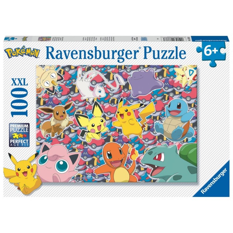 Ravensburger - Puzzle 100 pièces - Pokemon - Prêt pour la bataille