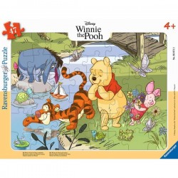 Ravensburger - Puzzle cadre 47 pièces - Découvre la nature avec Winnie l'Ourson