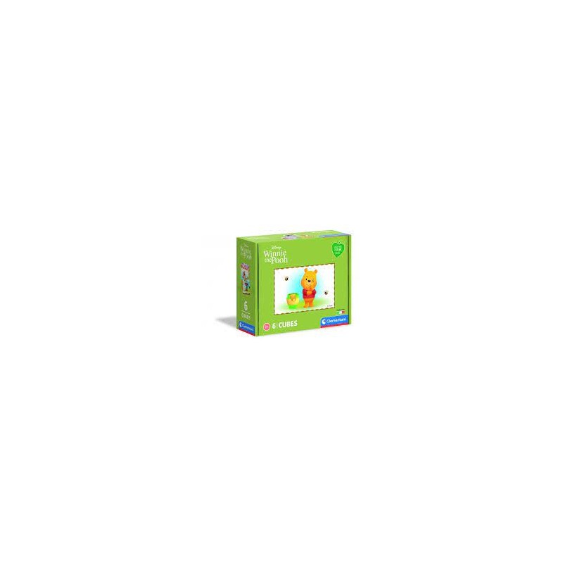 Clementoni - Premier âge - 6 cubes puzzles - Winnie l'Ourson