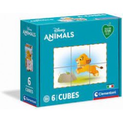 Clementoni - Premier âge - 6 cubes puzzles - Le Roi Lion