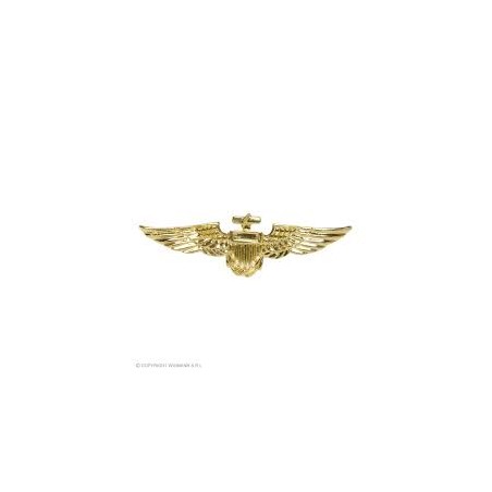 Déguisement - Badge de pilote d'aviation doré