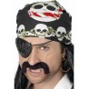 Déguisement - Bandana de pirate avec tête de mort