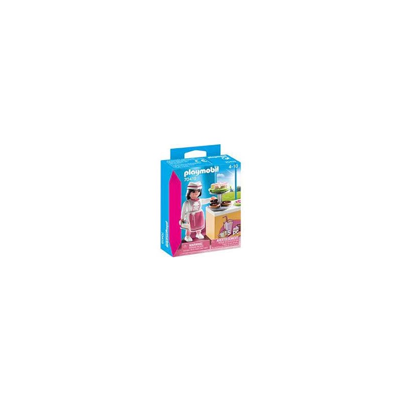 Playmobil - 70419 - Spécial Plus - Pâtissière avec gâteau