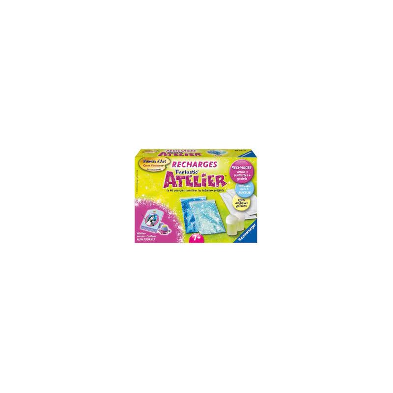 Ravensburger - Loisirs créatifs - Fantastic atelier - Recharge bleue