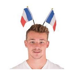 Supporter France - Serre tête tricolore drapeau français