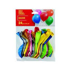 Kim Play - Sachet de 24 ballons nacrés