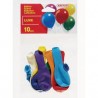 Kim Play - Article de fête - Sachet de 10 ballons de baudruche multicolores