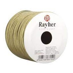 Rayher - Bobine de cordon nature en papier renforcé - 2 mm - 25 mètres