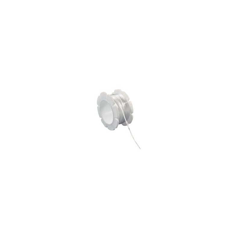 Rayher - Bobine de fil élastique blanc - 1 mm - 5 mètres