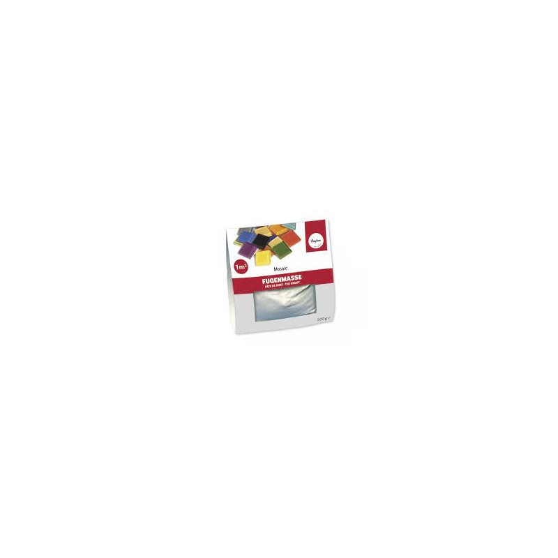 Rayher - Sachet de pâte de joint blanche pour mosaïque - 500 grammes