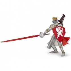 Papo - Figurine - 39386 - Médiéval fantastique - Roi au dragon rouge