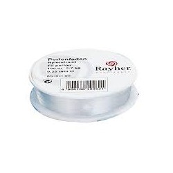 Rayher - Bobine de fil perlon nylon - Transparent - 0,25 mm