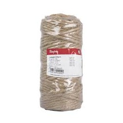 Rayher - Bobine de fil de jute 6 plis nature - 6 mm - 35 mètres