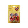 Hama - 8982 - Loisirs créatifs - Blister de perles maxi avec plaque coeur