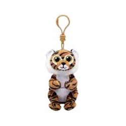 Peluche TY - Porte clé - Clawdia le tigre