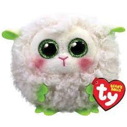 Peluche TY - Puffies 10 cm - Baasby le mouton