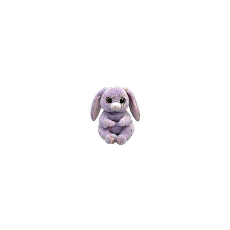Peluche TY - Peluche 15 cm - Lavande le lapin de Pâques