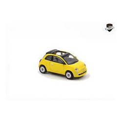 Norev - Véhicule miniature - Fiat 500C 2009 jaune