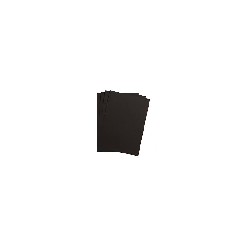 Clairefontaine - Beaux arts - Blister de 25 feuilles de papier Maya noir - A4 - 120g/m2