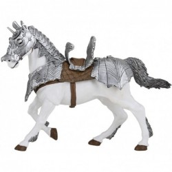 Papo - Figurine - 39799 - Médiéval fantastique - Cheval en armure