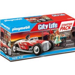 Playmobil - 71078 - City Life - Voiture vintage avec couple