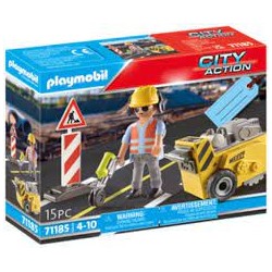 Playmobil - 71185 - City action - Ouvrier avec scie de sol