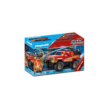 Playmobil - 71194 - City action - Pick up et pompier