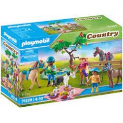 Playmobil - 71239 - Country - Cavaliers, chevaux et pique nique