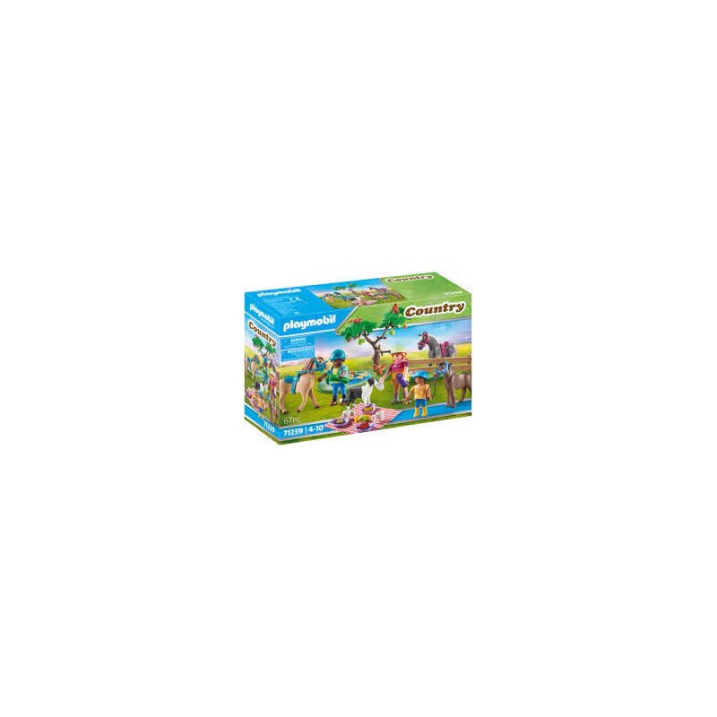 Playmobil - 71239 - Country - Cavaliers, chevaux et pique nique