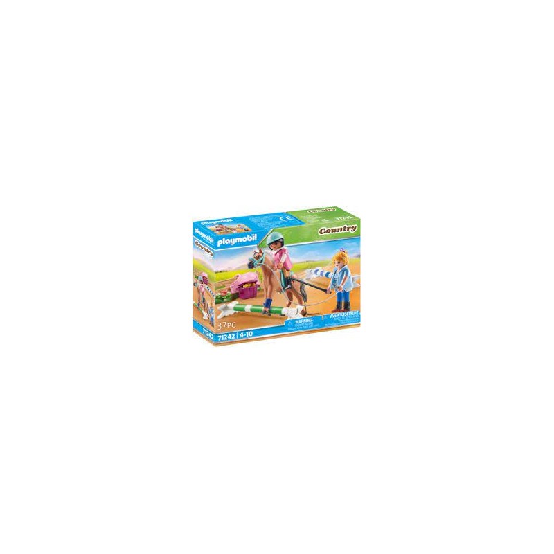 Playmobil - 71242 - Country - Cavalière, cheval et monitrice