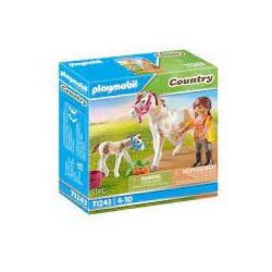 Playmobil - 71243 - Country - Jument et poulain