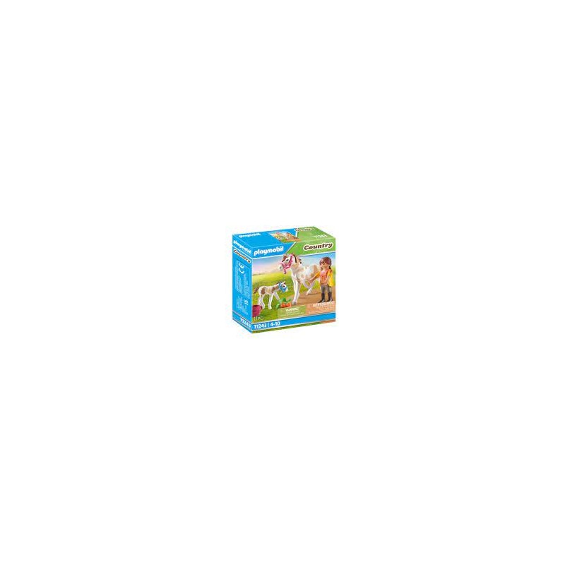 Playmobil - 71243 - Country - Jument et poulain