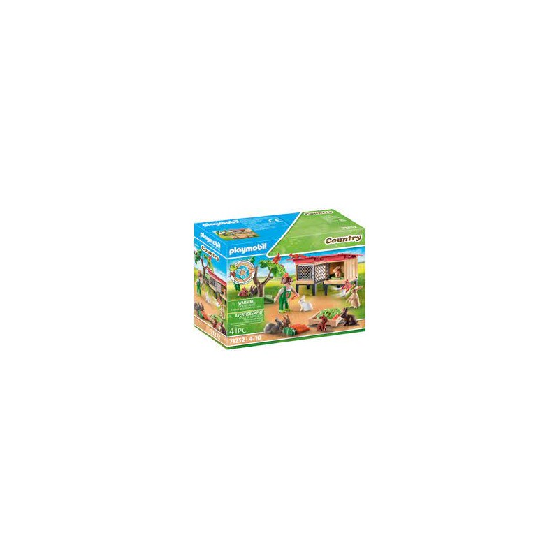 Playmobil - 71252 - Country - Enfant avec enclos et lapins