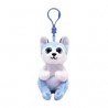 Peluche TY - Porte clé - Thunder le chien husky