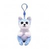 Peluche TY - Porte clé - Thunder le chien husky