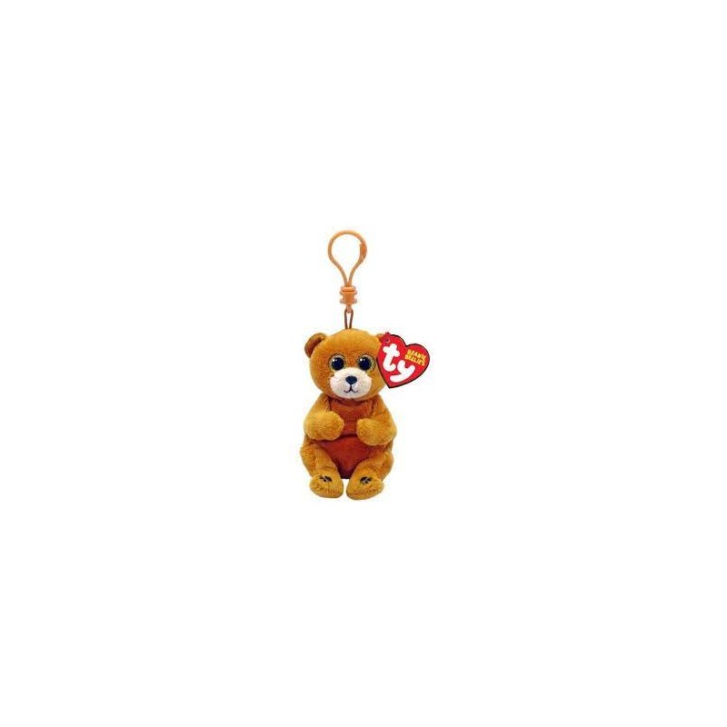 Peluche TY - Porte clé - Duncar l'ours