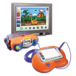 Vtech - Jeu électronique - Studio de dessin pour V.Smile