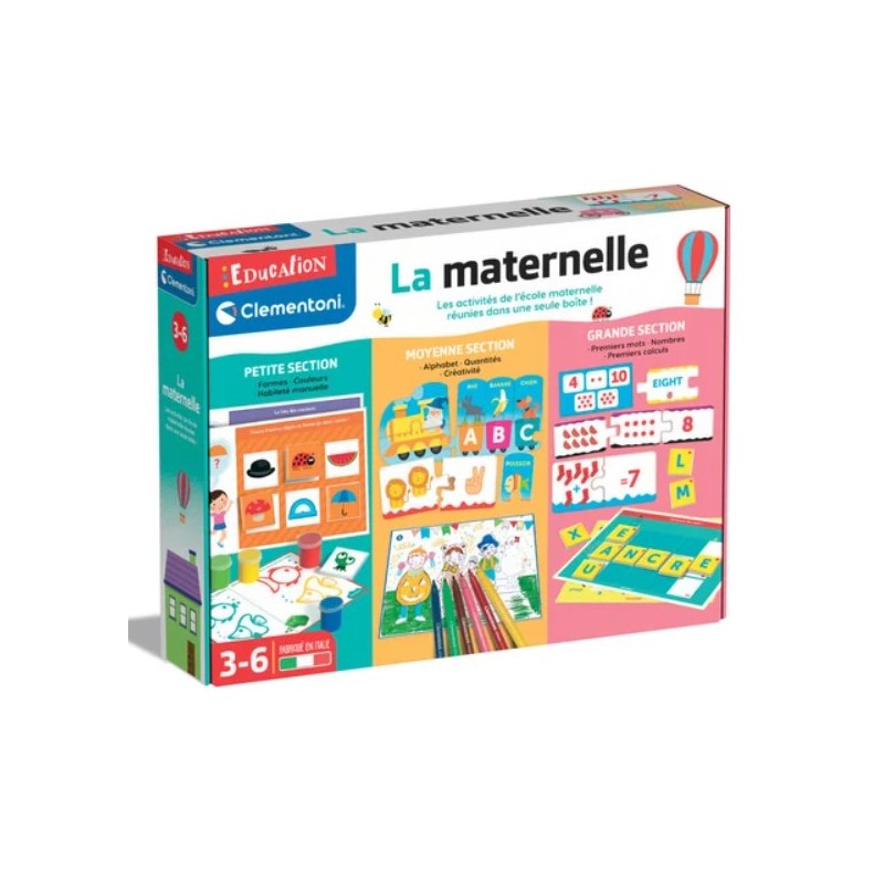 Clementoni - Jeu éducatif - Coffret la maternelle