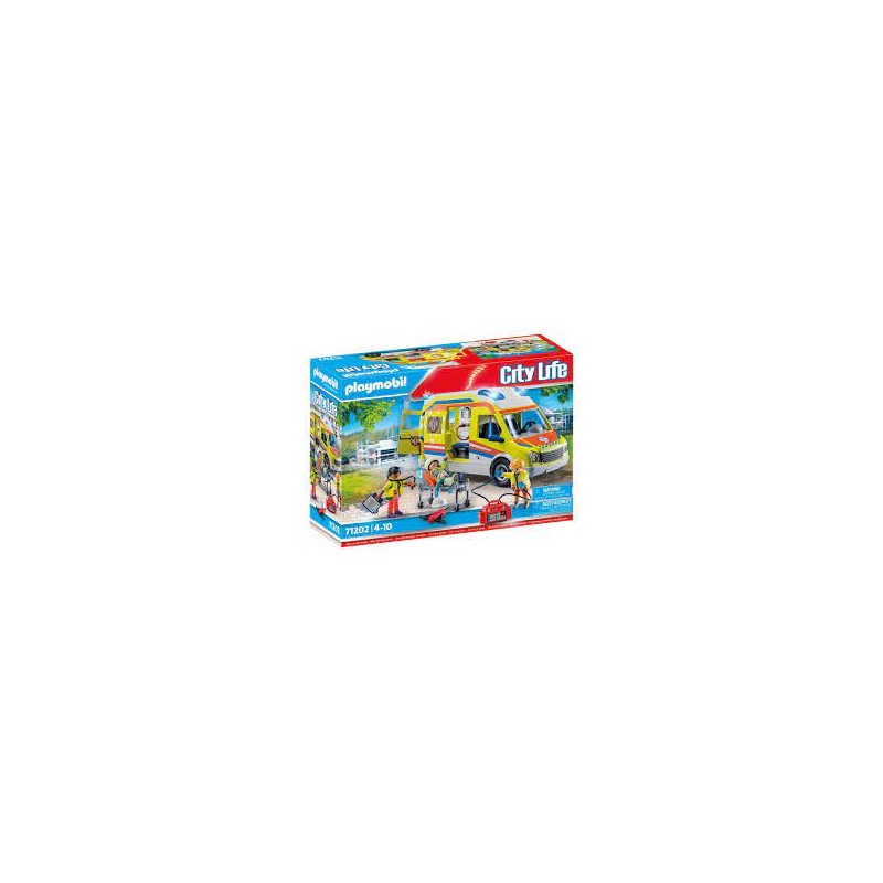 Playmobil - 71202 - City Life - Ambulance avec effets lumineux