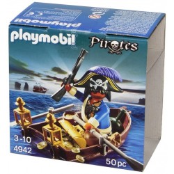 Playmobil - 4942 - Oeuf - Pirate avec barque et trésor