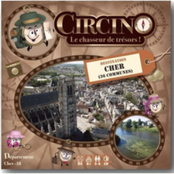 Creacom Games - Jeu de société - Circino le chasseur de trésor - Destination Cher